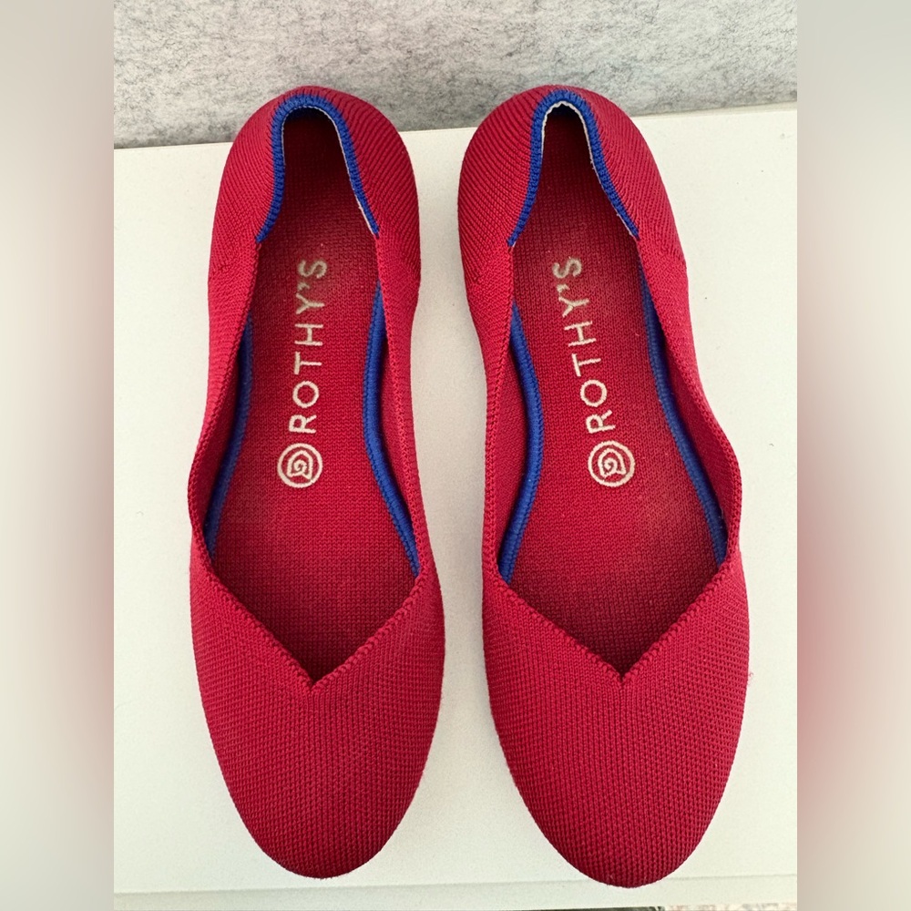 Rothy's Women's Red Flats